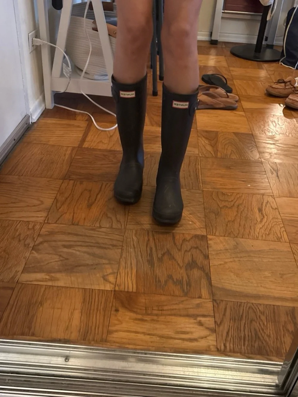 Hunter Tall Black Rain Boots